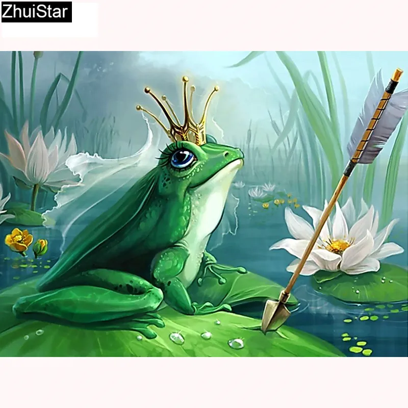 Diamond Embroidery Frog Diamond Mosaic Cross Stitch Cartoon Diamond Painting Full Square Animals Rhinestones Picture Room XY1
Diamond Embroidery Frog Diamond Mosaic Cross Stitch Cartoon Diamond Painting Full Square Animals Rhinestones Picture Room XY1