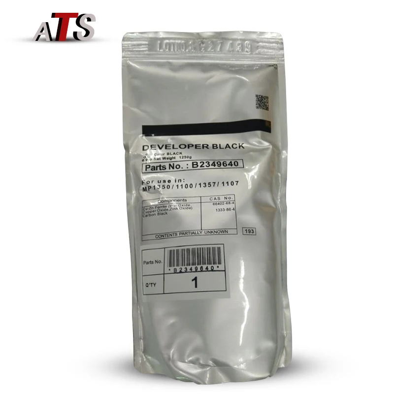 1250G B234 9640 черный порошок проявителя для Ricoh type 27 Aficio MP 1100 1357 1107 совместимые детали