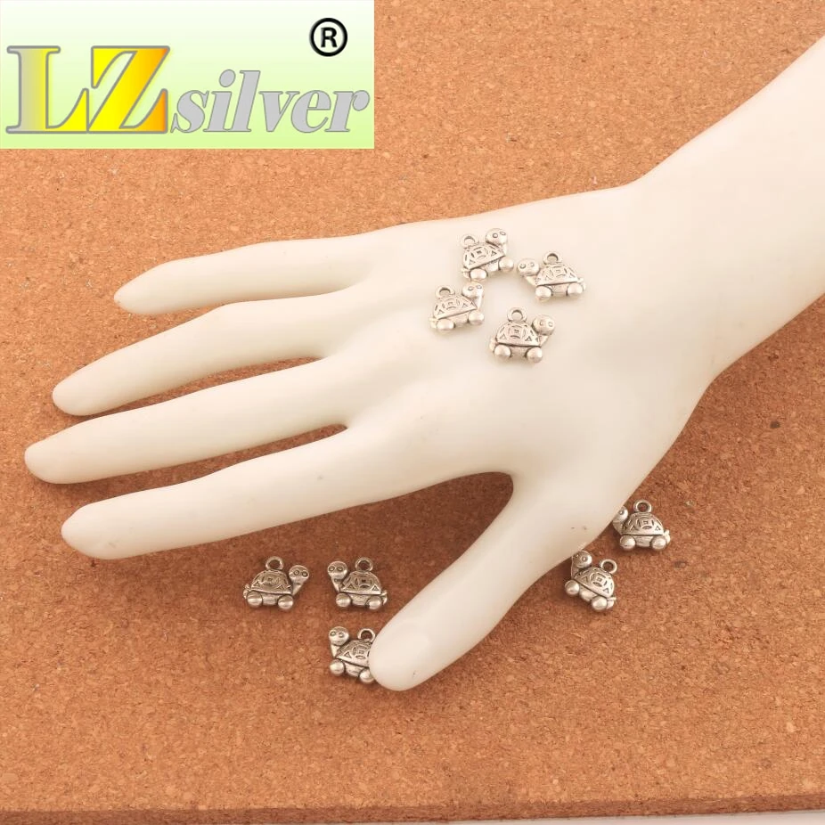 Wealth Turtle Tortoise Animal Charm Beads 14x12.5mm 200PCS zinc alloy Pendants Jewelry DIY L1178
Wealth Turtle Tortoise Animal Charm Beads 14x12.5mm 200PCS zinc alloy Pendants Jewelry DIY L1178