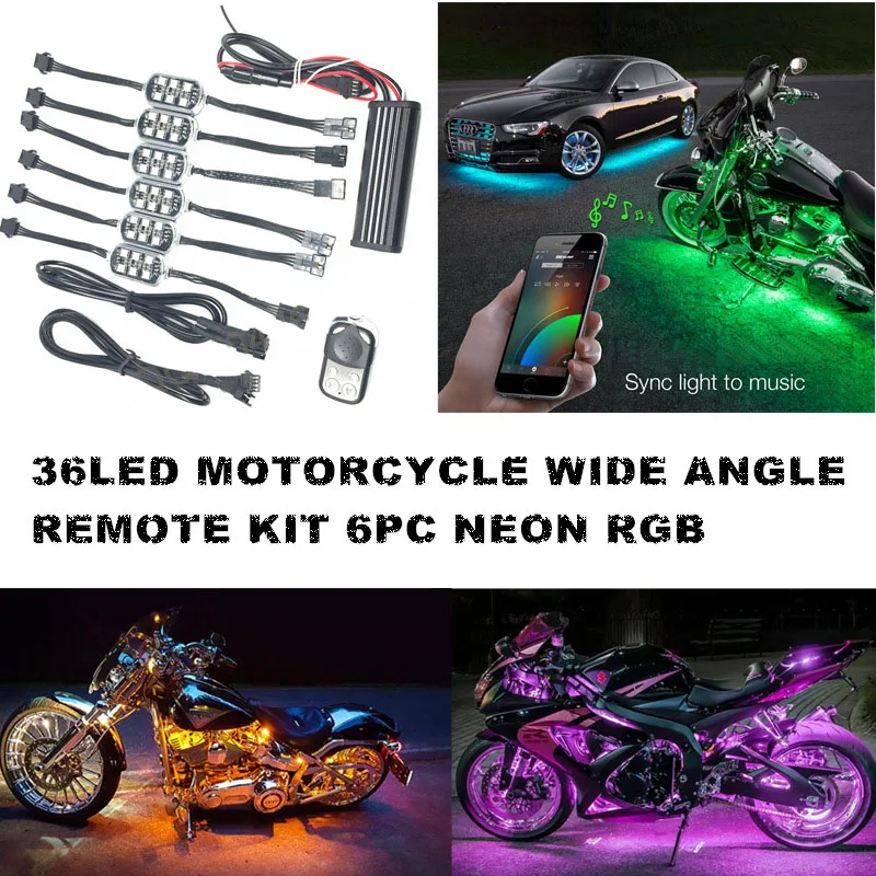 RGB-подсветка WLKE, 6 шт., многоцветный беспроводной неоновый светодиодный светильник с дистанционным управлением, стоп-сигнал для мотоцикла
RGB-подсветка WLKE, 6 шт., многоцветный беспроводной неоновый светодиодный светильник с дистанционным управлением, стоп-сигнал для мотоцикла