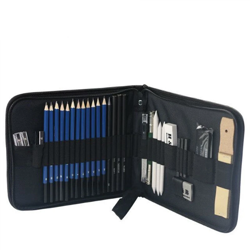32PcsSketch Drawing Tool Set Profession Painting Kit Art Supplies Pencil Stick Eraser Knife Pencil Extender Sharpener Case
32PcsSketch Drawing Tool Set Profession Painting Kit Art Supplies Pencil Stick Eraser Knife Pencil Extender Sharpener Case