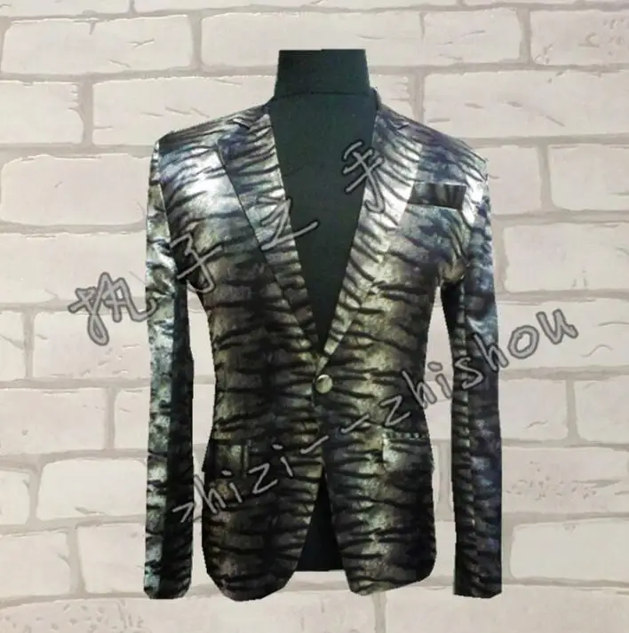 Men Leopard Suits Designs Homme Terno Stage Costumes For Singers Men Sequin Blazer Dance Clothes Jacket Style Dress Punk Rock
Men Leopard Suits Designs Homme Terno Stage Costumes For Singers Men Sequin Blazer Dance Clothes Jacket Style Dress Punk Rock