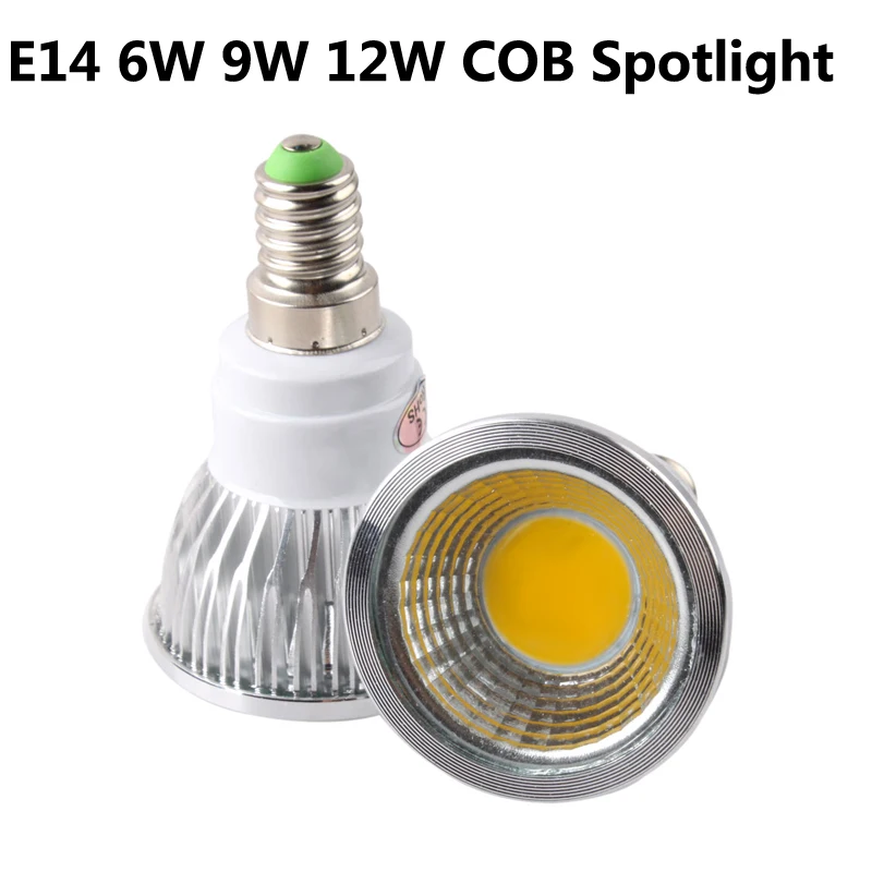 E14 COB LED spotlights 6w/9w/12w AC85-265V 110V 220V Aluminum Cool/Warm White Dimmable led cob lamp with Good Quality 10pcs/Lot
E14 COB LED spotlights 6w/9w/12w AC85-265V 110V 220V Aluminum Cool/Warm White Dimmable led cob lamp with Good Quality 10pcs/Lot