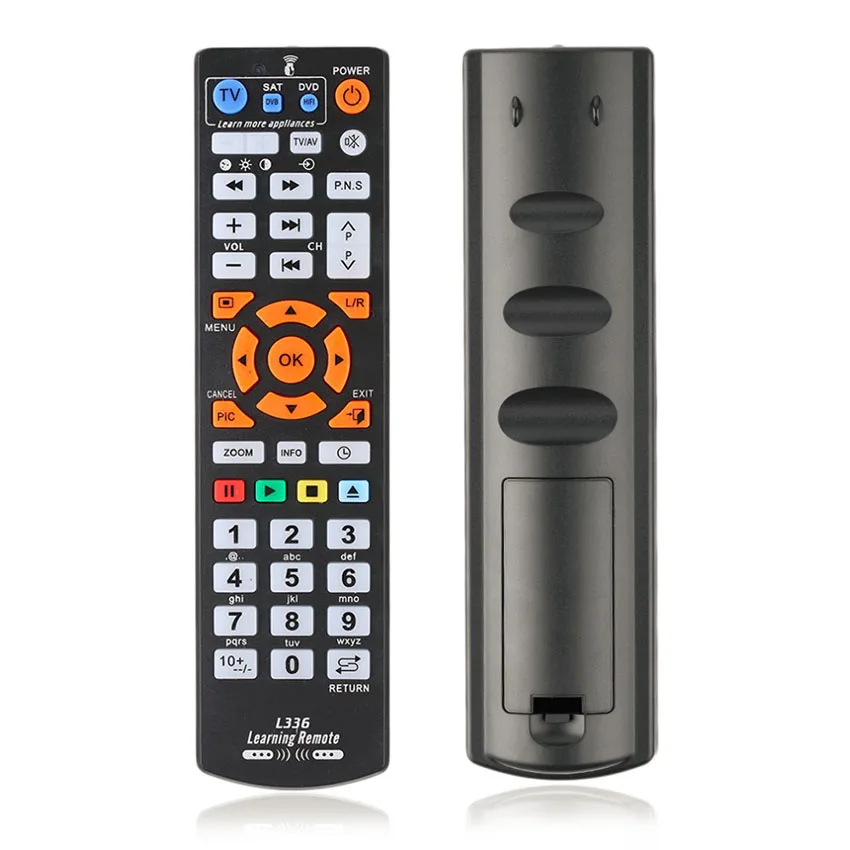 5pcs Universal Smart IR Remote Control With Learning Function Copy for TV CBL DVD SAT HI-FI VCR For L336 Replacement Controller
5pcs Universal Smart IR Remote Control With Learning Function Copy for TV CBL DVD SAT HI-FI VCR For L336 Replacement Controller