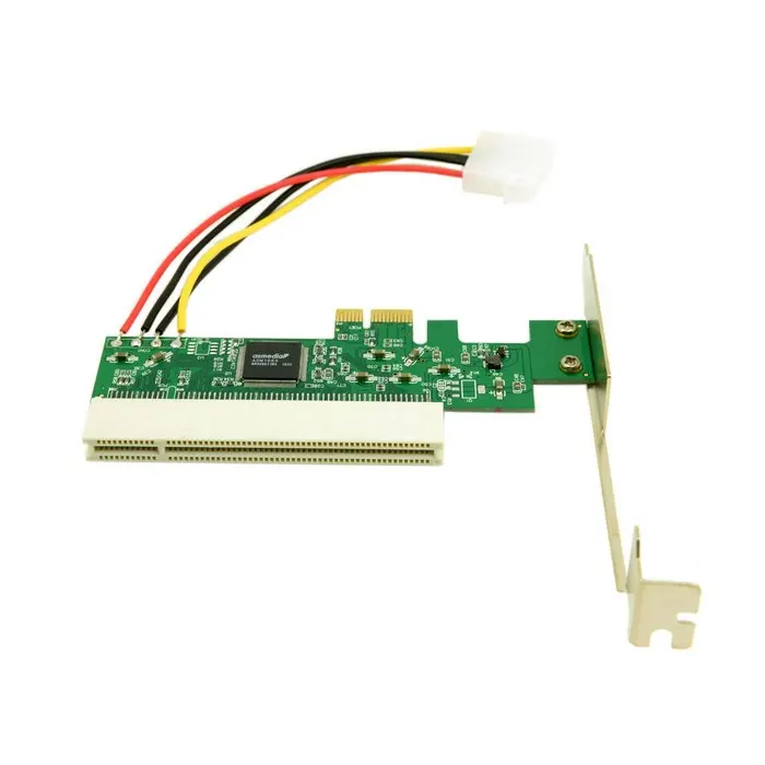Переходник CY Xiwai PCI-Express PCIE PCI-E X1 X4 X8 X16 на шину PCI, переходник с кронштейном для Windows
Переходник CY Xiwai PCI-Express PCIE PCI-E X1 X4 X8 X16 на шину PCI, переходник с кронштейном для Windows
