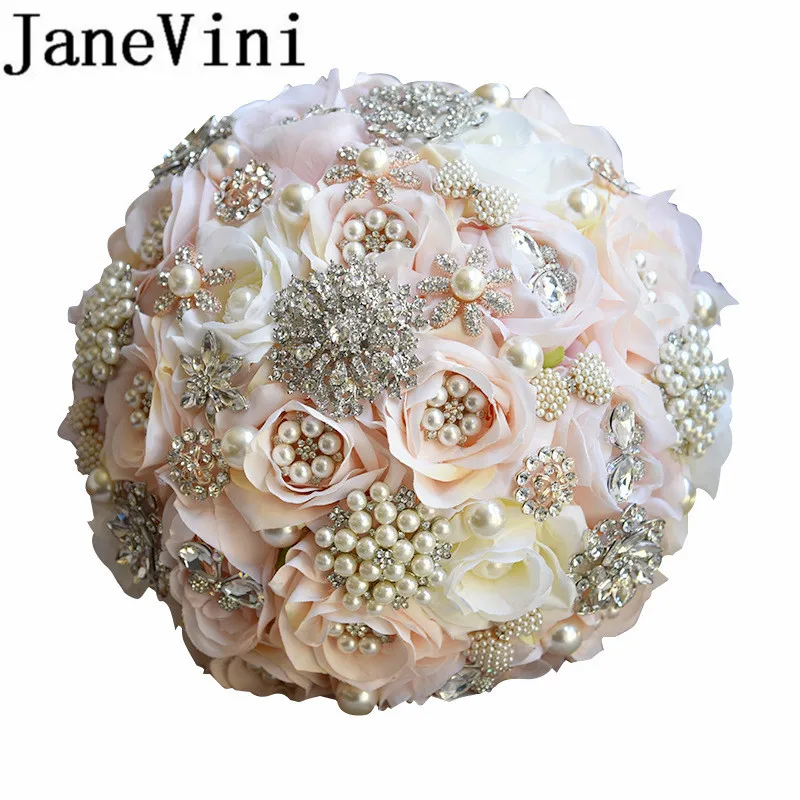 JaneVini Luxurious Bridal Bouquets For Wedding With Pearls Beaded Silk Flower Rose Bride Accessory Bouquet De Mariage Artificiel
JaneVini Luxurious Bridal Bouquets For Wedding With Pearls Beaded Silk Flower Rose Bride Accessory Bouquet De Mariage Artificiel