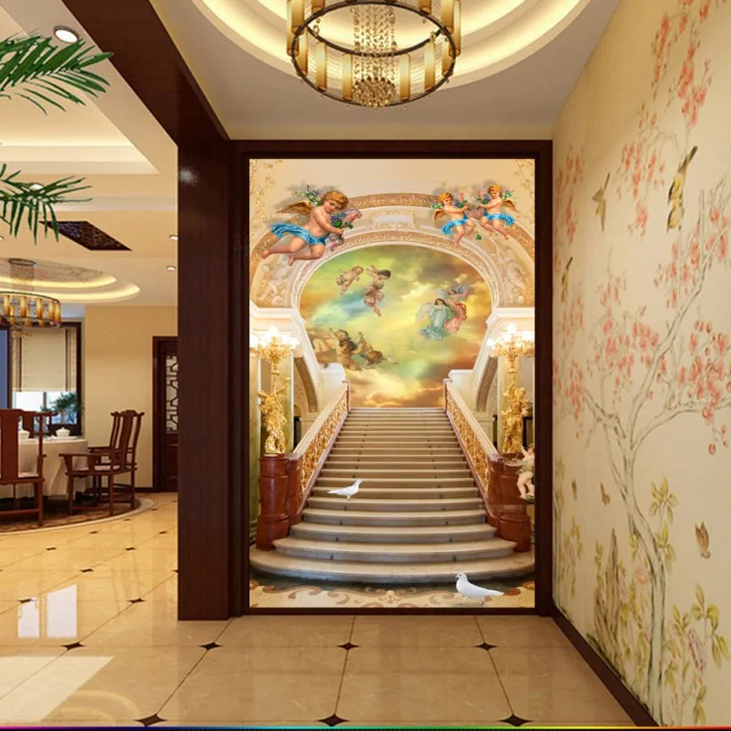 Custom mural 3D Stereo European Stairway Angels Hallowen Door Backdrop wallpaper living room hotel mural
Custom mural 3D Stereo European Stairway Angels Hallowen Door Backdrop wallpaper living room hotel mural