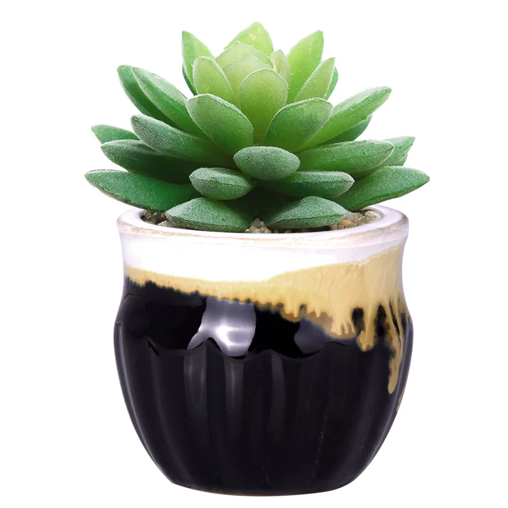 6pcs Creative Ceramic Succulent Plant Flower Pot Variable Flow Glaze For Home Room Office Seedsplants Plant Pot Without Plant
6pcs Creative Ceramic Succulent Plant Flower Pot Variable Flow Glaze For Home Room Office Seedsplants Plant Pot Without Plant