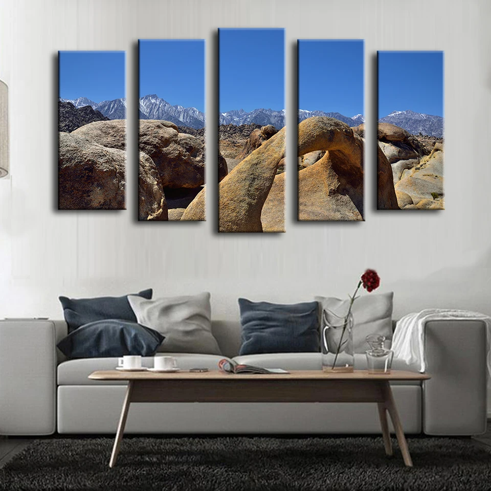 5PCS Mobius Arch and Panorama View of the Eastern Sierras wall painting for home decor oil painting wall art print canvas
5PCS Mobius Arch and Panorama View of the Eastern Sierras wall painting for home decor oil painting wall art print canvas