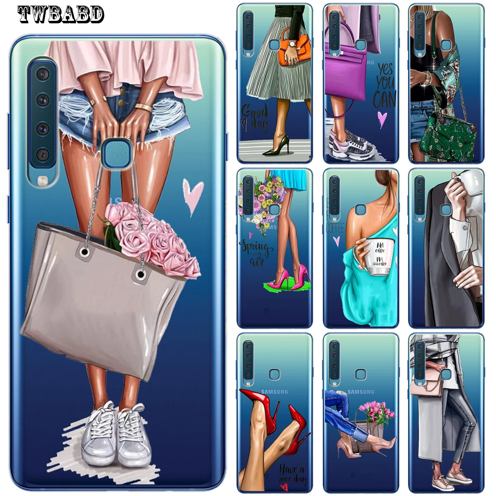 Фото Модный крутой женский чехол для телефона на высоком каблуке девушек Samsung Galaxy A50 A20
