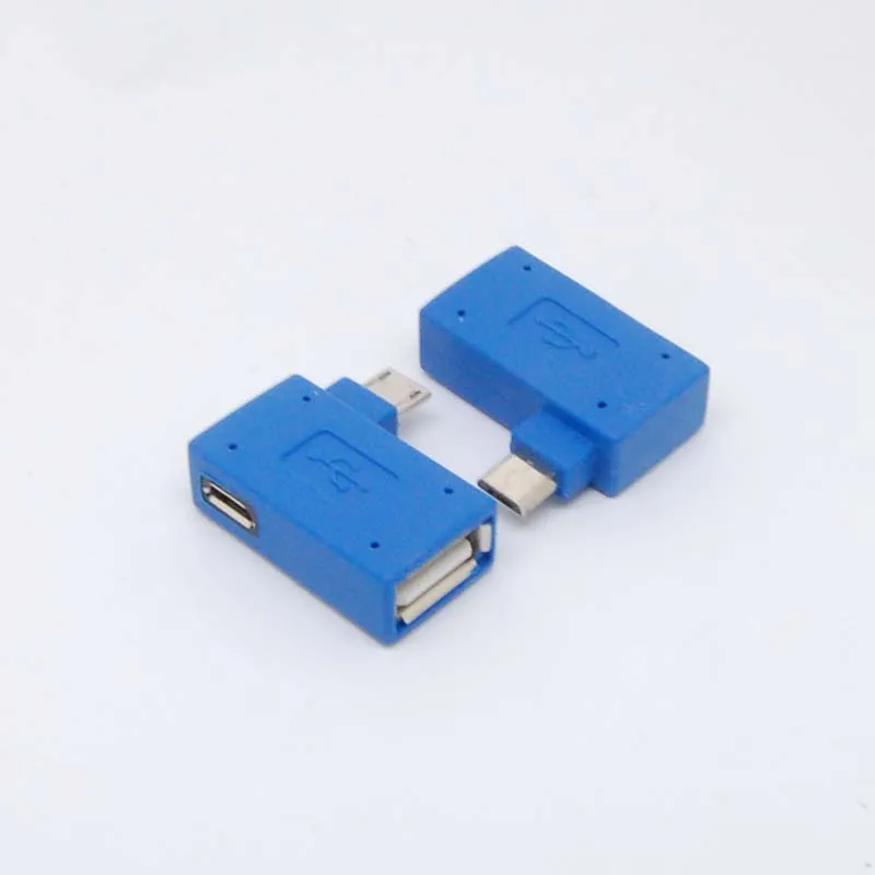 10 шт. правый угол 90 градусов Micro USB 2 0 хост-адаптер OTG & Power телефон планшет |