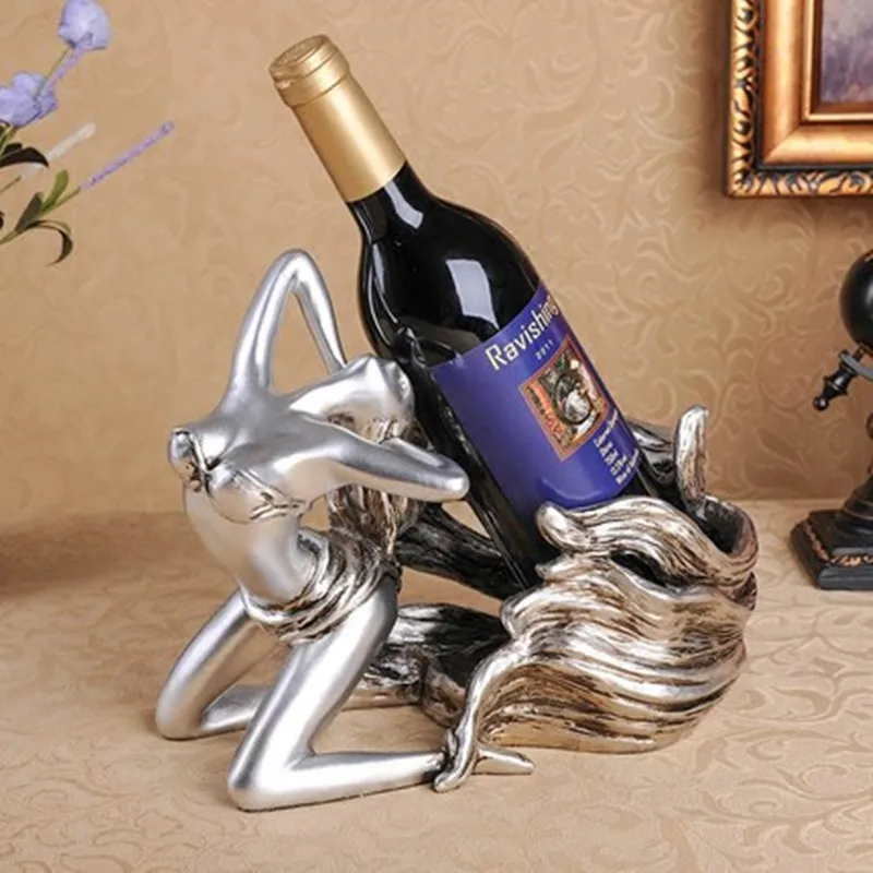 European Modern Creative Beauty Belle Wine Rack Wine Glass Rack Resin Crafts Home Living Room Wine Cabinet Decor M1557
European Modern Creative Beauty Belle Wine Rack Wine Glass Rack Resin Crafts Home Living Room Wine Cabinet Decor M1557