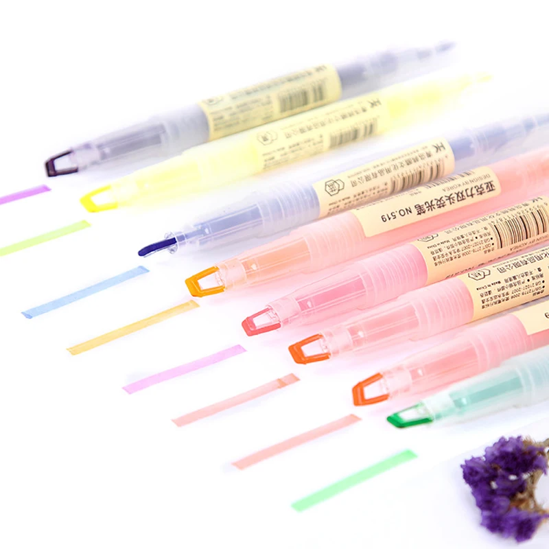 8pcs Acrylic Dual-Headed Fluorescent Pen Student Colour Graffiti Pen Office Marker Pen 519 Stationery
8pcs Acrylic Dual-Headed Fluorescent Pen Student Colour Graffiti Pen Office Marker Pen 519 Stationery