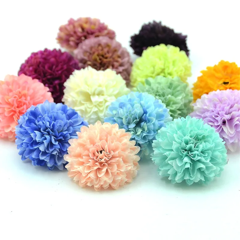 10 шт. искусственные цветочные гортензии 5 см|silk carnations|flower wreathflower head |