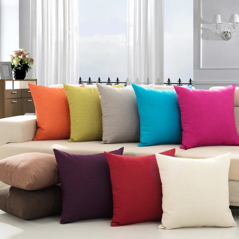 45x45cm/17.72x17.72"Pure Color Cushion Cover Cotton Linen Decorative Throw Pillow Cover Seat Sofa Embrace Pillow Case Home Decor
45x45cm/17.72x17.72"Pure Color Cushion Cover Cotton Linen Decorative Throw Pillow Cover Seat Sofa Embrace Pillow Case Home Decor