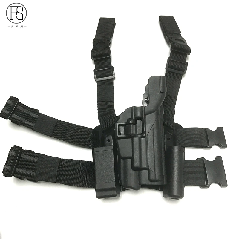 FS Tactical Holster Style Sig P226 Light Bearing Ver. W/ Mag Pouch Platform Drop Leg Holster Magazine Pouch
FS Tactical Holster Style Sig P226 Light Bearing Ver. W/ Mag Pouch Platform Drop Leg Holster Magazine Pouch