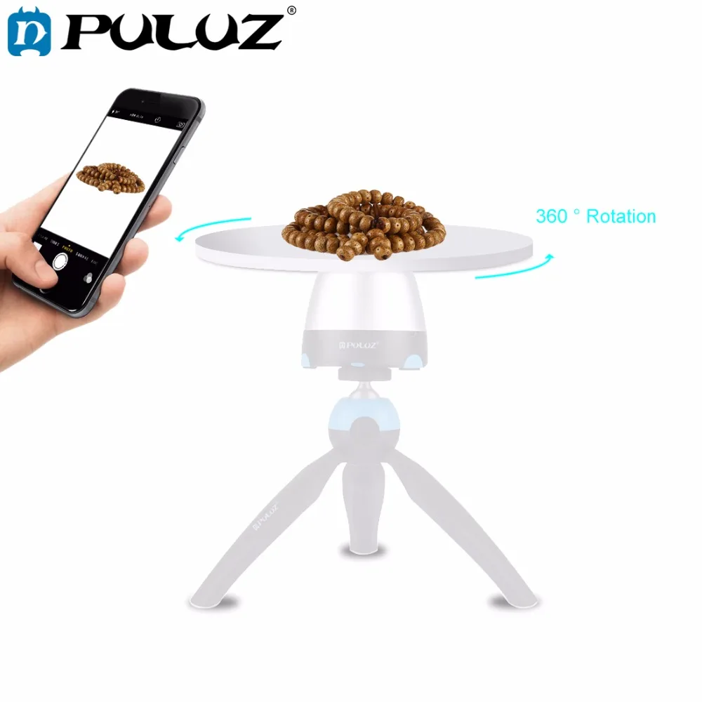 PULUZ 1/4 Screw interface Round Tray Compatible with Electronic 360 Degree Rotation Panoramic Tripod Head Diameter: 18cm/7inch
PULUZ 1/4 Screw interface Round Tray Compatible with Electronic 360 Degree Rotation Panoramic Tripod Head Diameter: 18cm/7inch