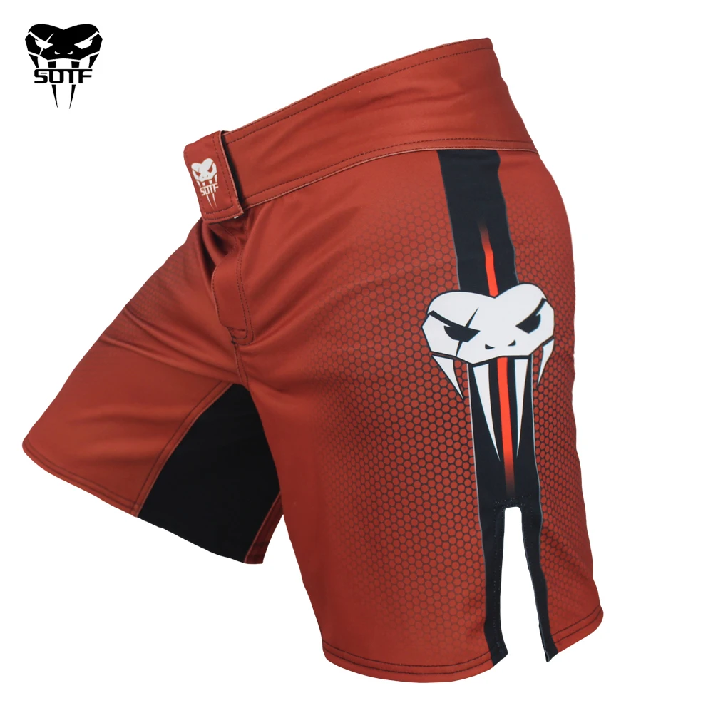 SOTF mma взрослые ядовитая одежда в стиле змеи бой красные геометрические