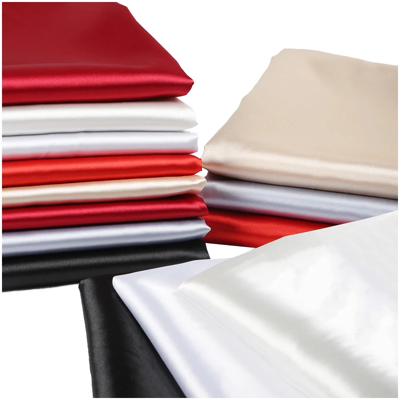 Elastic Satin Fabric Silk Cheongsam Fabric Satin Clothing Skirt Lining Pure Color Simulation Silk Color Ding Fabric
Elastic Satin Fabric Silk Cheongsam Fabric Satin Clothing Skirt Lining Pure Color Simulation Silk Color Ding Fabric