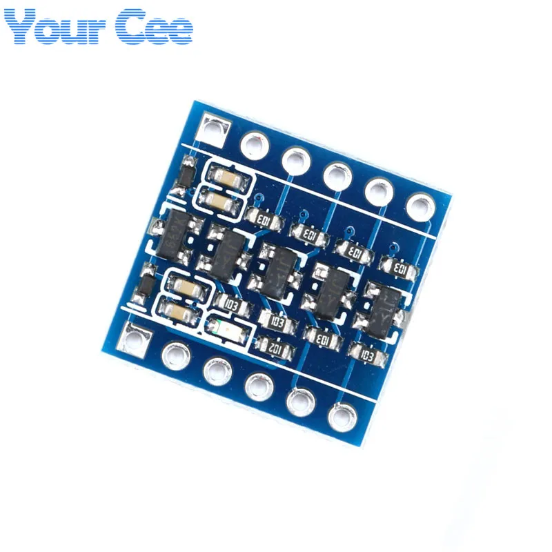 5 pcs 4 Channel IIC I2C Logic Level Converter Bi-Directional Module 5V to 3.3V Tool | Электронные компоненты и