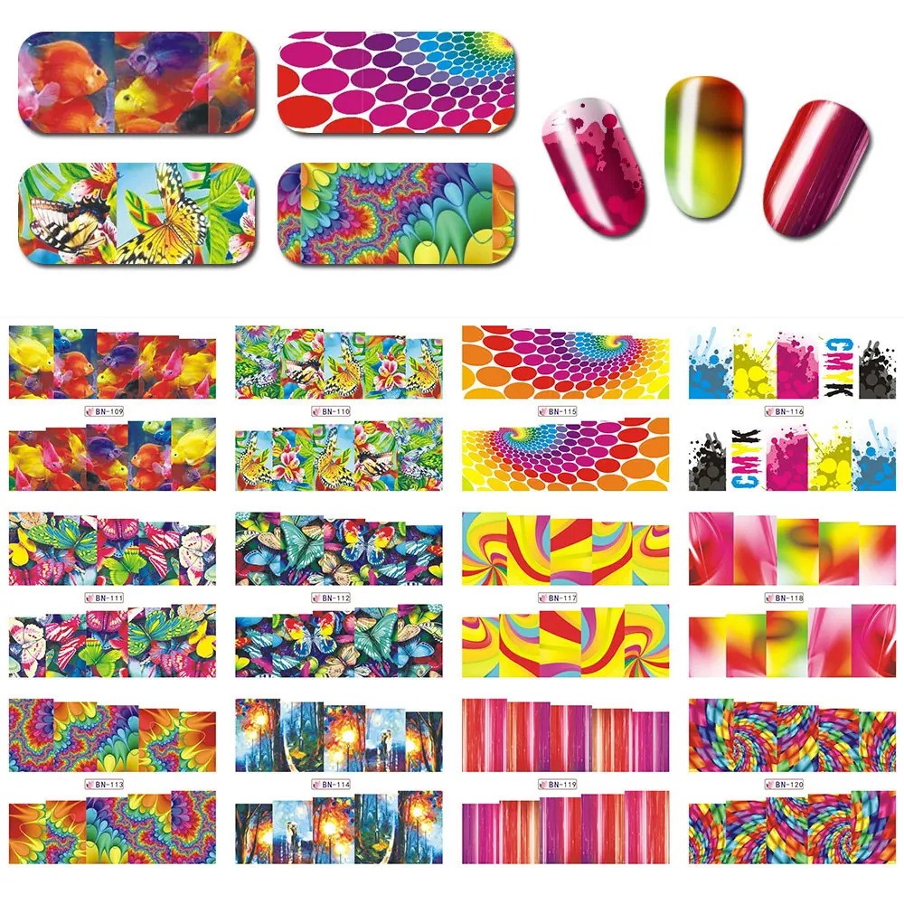 12 PCS/LOT (12 Design In One) Butterfly/Fish/Flower Nail Art Stickers Polish UV Gel Stickers Nail Tips Decorations DIY Stickers
12 PCS/LOT (12 Design In One) Butterfly/Fish/Flower Nail Art Stickers Polish UV Gel Stickers Nail Tips Decorations DIY Stickers