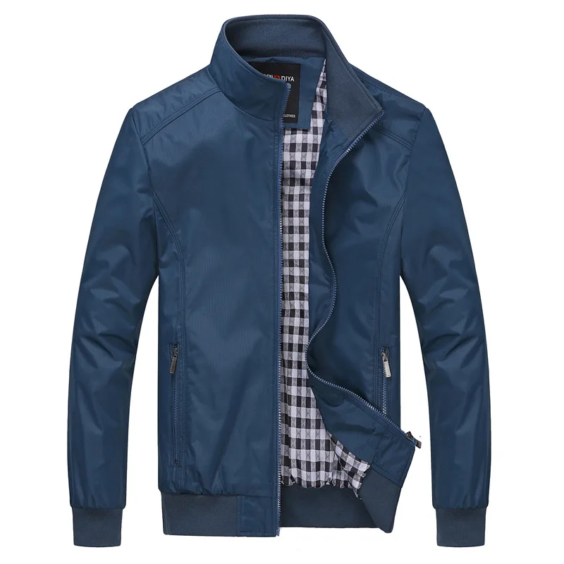 Solid color New Casual Jacket M-5XL 6XL Men Spring Autumn Outerwear Mandarin Collar Clothing
Solid color New Casual Jacket M-5XL 6XL Men Spring Autumn Outerwear Mandarin Collar Clothing