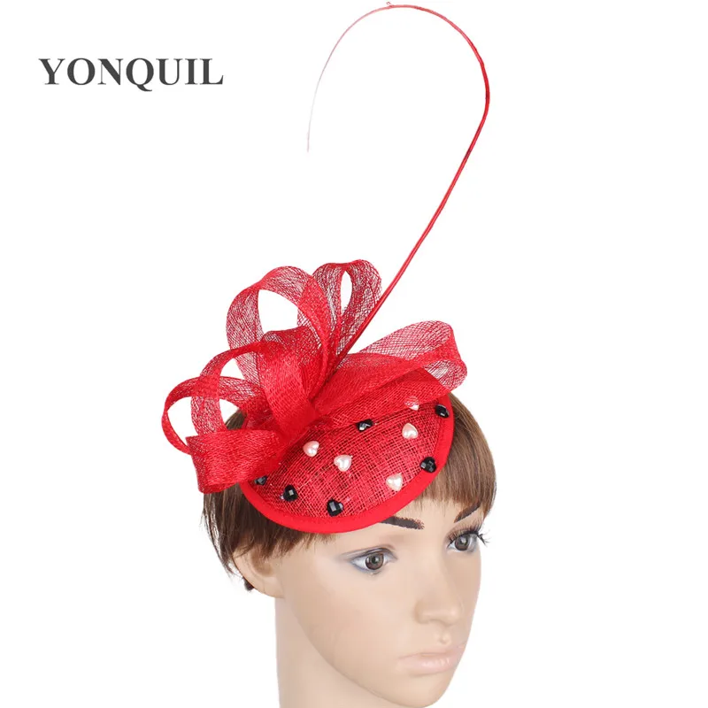 Elegant Women Wedding Fascinator Sinamay Millinery Hats Ladies Feather Headwear Occasion Church Headpiece Hair Accessories
Elegant Women Wedding Fascinator Sinamay Millinery Hats Ladies Feather Headwear Occasion Church Headpiece Hair Accessories