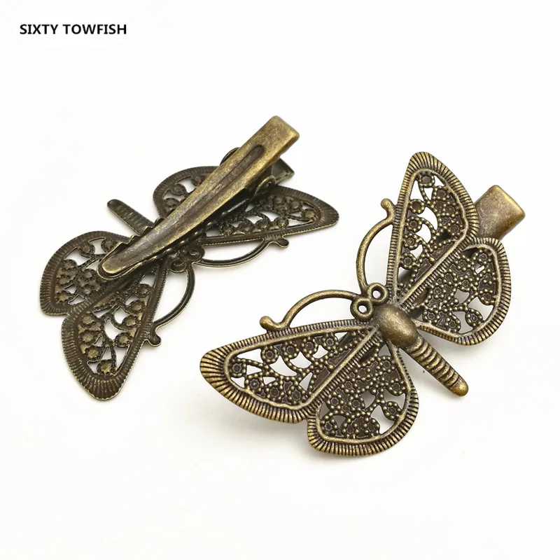 100 Pieces/lot Metal Hairpin Brass Antique Bronze 25x43mm Butterfly Hairclips fashion Jewelry Crocodile Clip Hair wear
100 Pieces/lot Metal Hairpin Brass Antique Bronze 25x43mm Butterfly Hairclips fashion Jewelry Crocodile Clip Hair wear