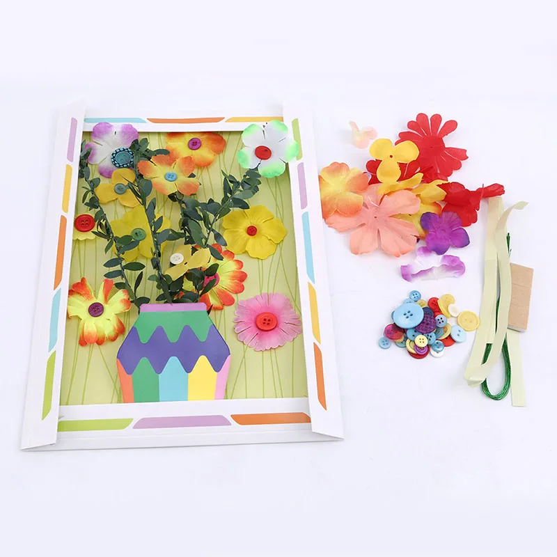 Children Handmade DIY Handmade Buttons Flower Button Bouquet Crafts Toys For Children Manual Button Flower Handicrafts Toys
Children Handmade DIY Handmade Buttons Flower Button Bouquet Crafts Toys For Children Manual Button Flower Handicrafts Toys