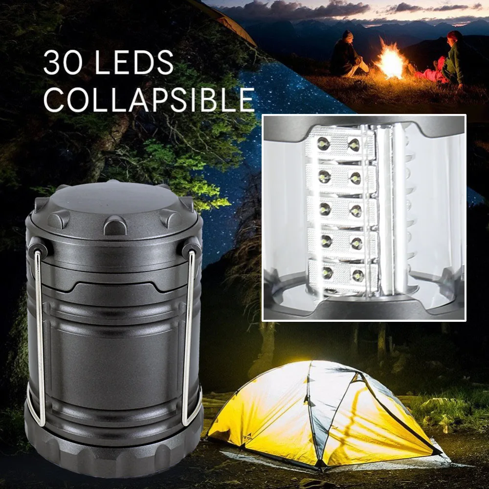 Portable 30LED Camping Lantern Bright and Lightweight Flashlights Light Lamp For Hiking Camping Emergencies Hurricanes Gray AA
Portable 30LED Camping Lantern Bright and Lightweight Flashlights Light Lamp For Hiking Camping Emergencies Hurricanes Gray AA