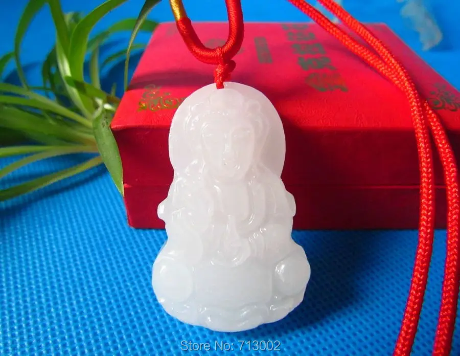 Подвеска из натурального белого нефрита, амулет Кван-Инь, подвеска Avalokitesvara Talisman Bless
Подвеска из натурального белого нефрита, амулет Кван-Инь, подвеска Avalokitesvara Talisman Bless