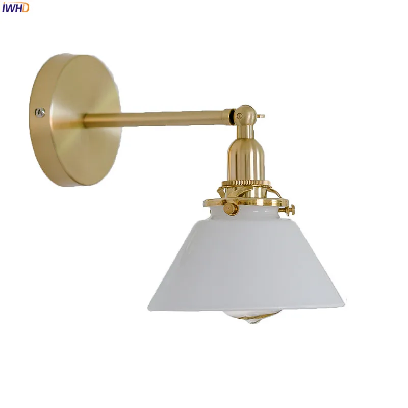 IWHD Nordic Glass Copper LED Wall Lamp Home Lighting Bathroom Mirror Light Edison Retro Vintage LED Wall Lights Fixtures Sconces
IWHD Nordic Glass Copper LED Wall Lamp Home Lighting Bathroom Mirror Light Edison Retro Vintage LED Wall Lights Fixtures Sconces
