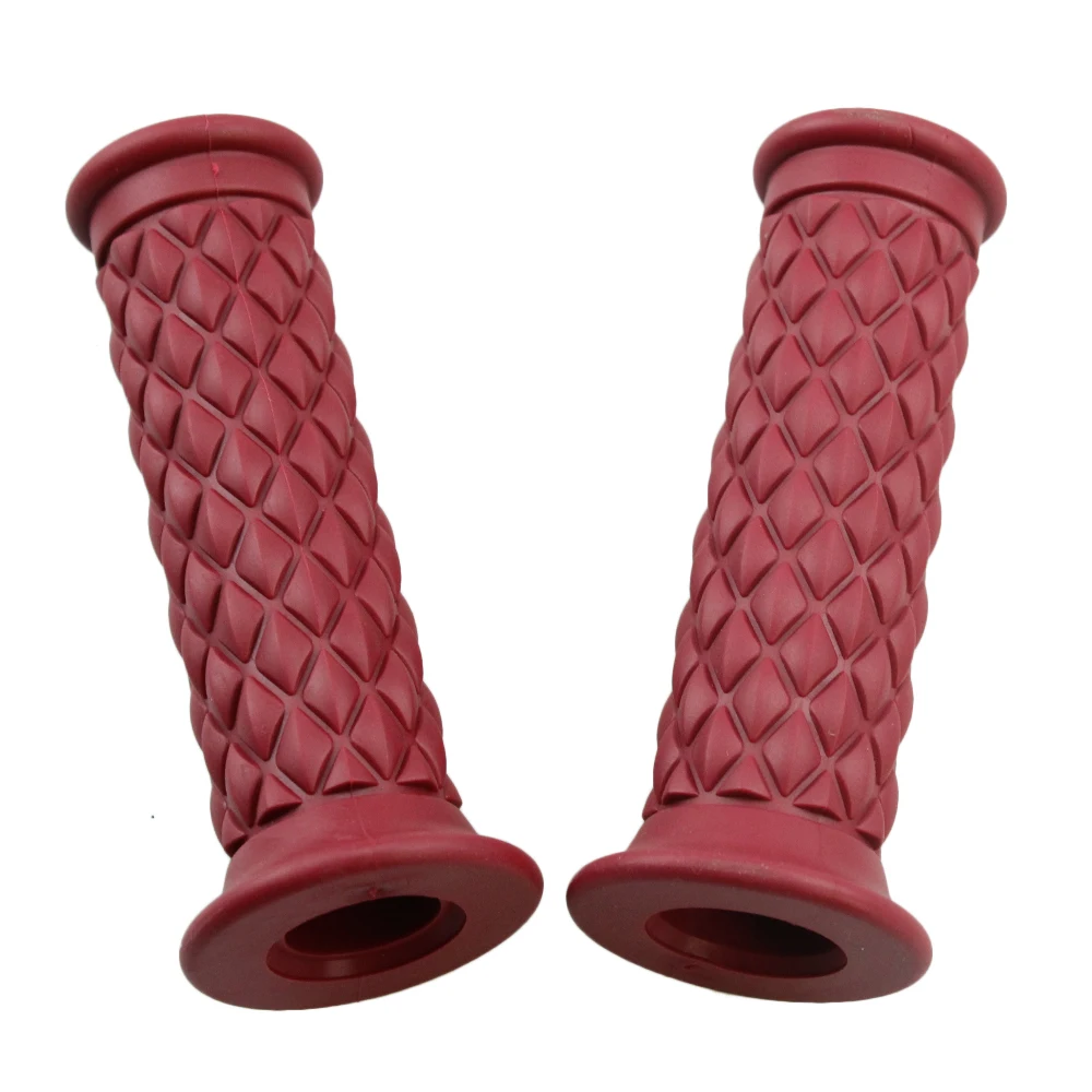 Universal 22mm 7/8" Vintage Black Rubber Handlebar Grips Handle Bar Diamond Style For Harley Touring Motorbike Motorcycle
Universal 22mm 7/8" Vintage Black Rubber Handlebar Grips Handle Bar Diamond Style For Harley Touring Motorbike Motorcycle