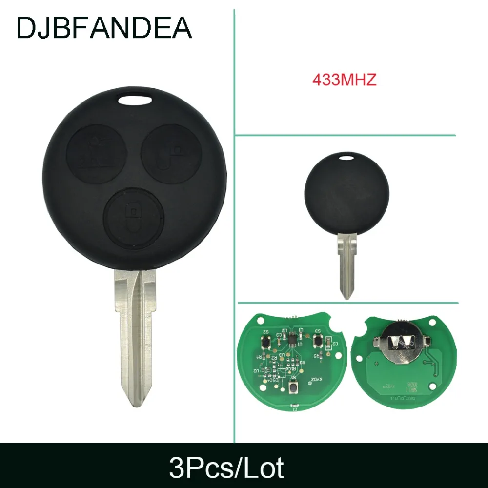 3Pcs/Lot 3BTN Remote Car Key For Mercedes Benz Key Smart Fortwo 450 Forfour Roadster Chiave 433MHz Remote Auto Key Fob
3Pcs/Lot 3BTN Remote Car Key For Mercedes Benz Key Smart Fortwo 450 Forfour Roadster Chiave 433MHz Remote Auto Key Fob