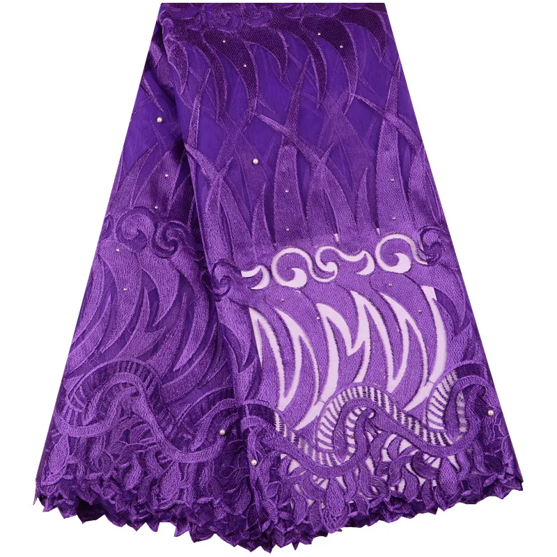 Purple Embroidered African Tulle Guipure Lace 2019 French Net Lace With Beads And Stones For Nigerian Wedding Party Dress S1490
Purple Embroidered African Tulle Guipure Lace 2019 French Net Lace With Beads And Stones For Nigerian Wedding Party Dress S1490
