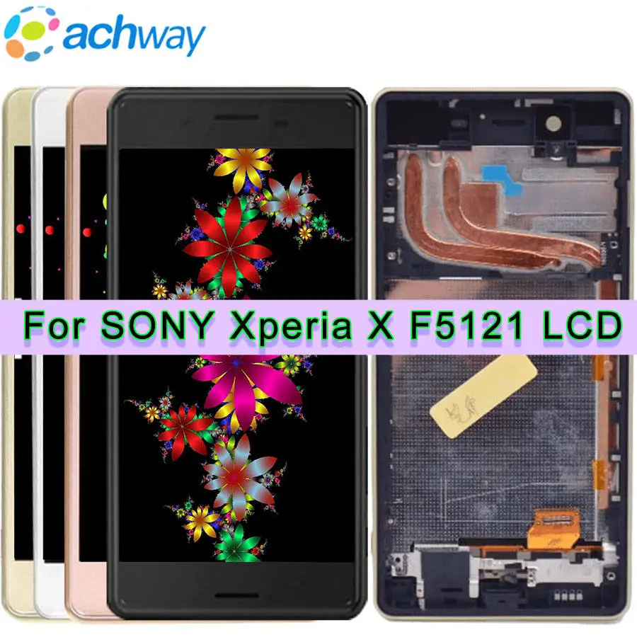 High quality 5.0" LCD For SONY Xperia X F5121 F5122 LCD Display Touch Screen Digitizer Assembly Frame Replacement For SONY X LCD
High quality 5.0" LCD For SONY Xperia X F5121 F5122 LCD Display Touch Screen Digitizer Assembly Frame Replacement For SONY X LCD