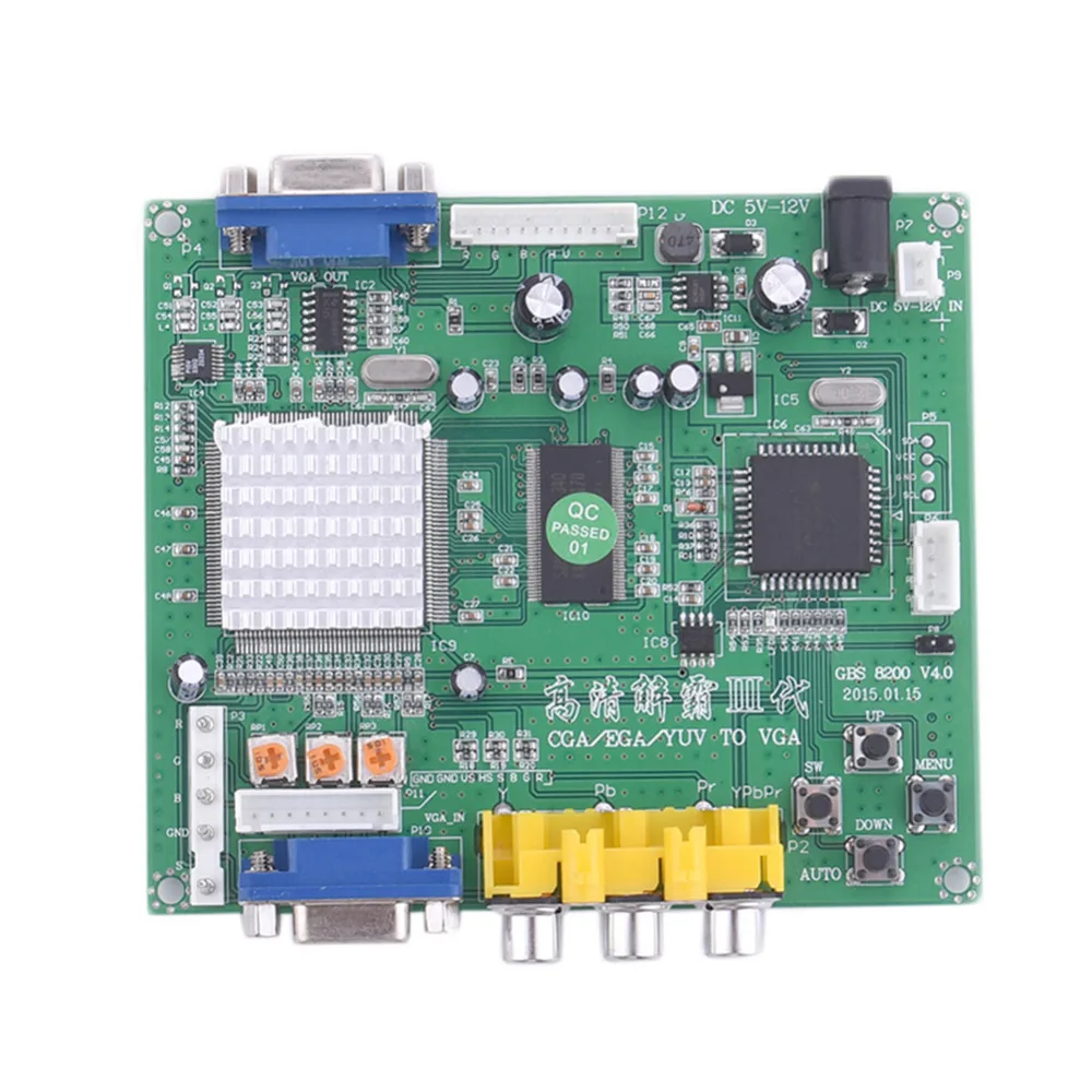 High Definition Arcade Game CGA/EGA/RGBS/RGBHV/YUV/YPBPR to VGA HD Video Converter Board With GBS-8200 standard VGA output
High Definition Arcade Game CGA/EGA/RGBS/RGBHV/YUV/YPBPR to VGA HD Video Converter Board With GBS-8200 standard VGA output