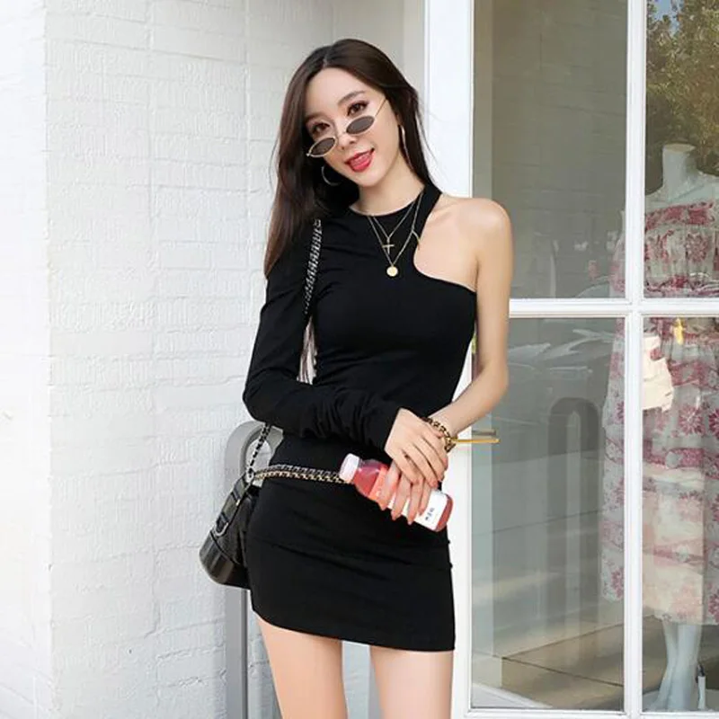Hot Sexy Women Dresses Spring Autumn Solid Color Long Sleeve O Neck Off Shoulder Mini Dress Slim Fit Sheath Dresses
Hot Sexy Women Dresses Spring Autumn Solid Color Long Sleeve O Neck Off Shoulder Mini Dress Slim Fit Sheath Dresses