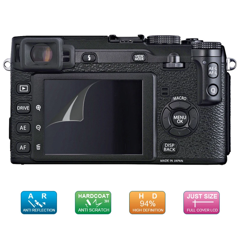 (6pcs, 3pack) LCD Guard Film Screen Display Protector w/ Top LCD for FUJIFILM X-H1 XH1 X H1 FUJI Digital Camera
(6pcs, 3pack) LCD Guard Film Screen Display Protector w/ Top LCD for FUJIFILM X-H1 XH1 X H1 FUJI Digital Camera