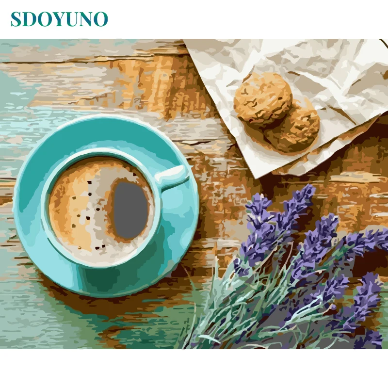 SDOYUNO Frame Coffee Biscuits DIY Painting By Numbers Acrylic Paint On Canvas Modern Wall Art Painting & Calligraphy 40x50cm
SDOYUNO Frame Coffee Biscuits DIY Painting By Numbers Acrylic Paint On Canvas Modern Wall Art Painting & Calligraphy 40x50cm