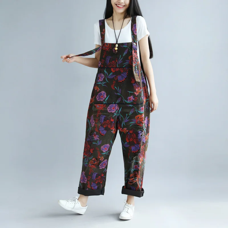Jeans Women printing Jumpsuit Denim Romper Overalls Casual Long Trousers Vaqueros Basic Denim Pants Wide Leg Rompers Female
Jeans Women printing Jumpsuit Denim Romper Overalls Casual Long Trousers Vaqueros Basic Denim Pants Wide Leg Rompers Female