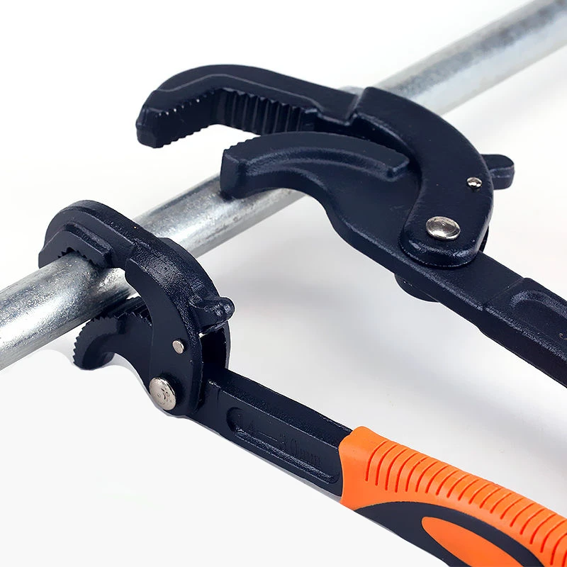 14-30 / 30-60mm Universal Key Pipe Wrench Open End Spanner Set High-carbon Steel Snap N Grip Tool Plumber Multi Hand Tool
14-30 / 30-60mm Universal Key Pipe Wrench Open End Spanner Set High-carbon Steel Snap N Grip Tool Plumber Multi Hand Tool