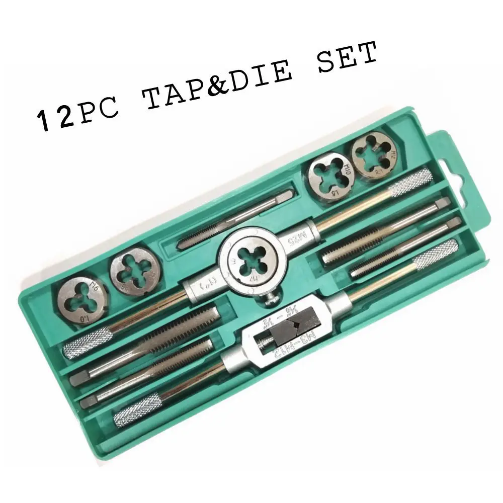 12PCS/20PCS Tap Die Set Metric/Inch Screw Thread Tap With Adjustable Tap Wrench Hand Screw Tap Car Repair Hand Tools
12PCS/20PCS Tap Die Set Metric/Inch Screw Thread Tap With Adjustable Tap Wrench Hand Screw Tap Car Repair Hand Tools