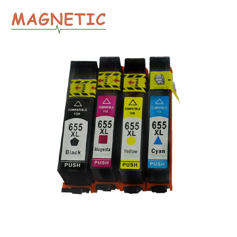 Принтер 4 шт. Магнитная совместимые картриджи для HP 655 для HP 655 XL для HP deskjet 3525 5525 4615 4625 4525 6520 6525 6625 655XL
Принтер 4 шт. Магнитная совместимые картриджи для HP 655 для HP 655 XL для HP deskjet 3525 5525 4615 4625 4525 6520 6525 6625 655XL