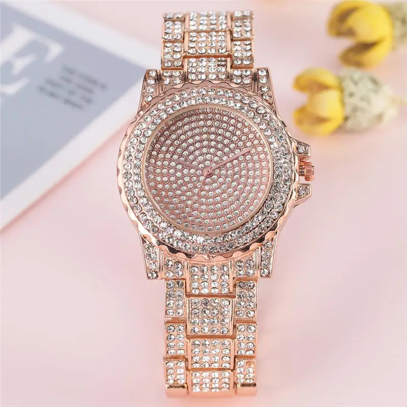 Attractive Women Watches Diamond-encruste Quartz Female Clock Wristwatch Fashion Ladies Gift reloj mujer relogio feminino
Attractive Women Watches Diamond-encruste Quartz Female Clock Wristwatch Fashion Ladies Gift reloj mujer relogio feminino