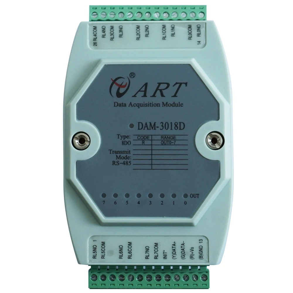 8-полосный телефон модуль релейного выхода RS485 Bus Modbus RTU Protocol DAM3018D/AM3017D
8-полосный телефон модуль релейного выхода RS485 Bus Modbus RTU Protocol DAM3018D/AM3017D