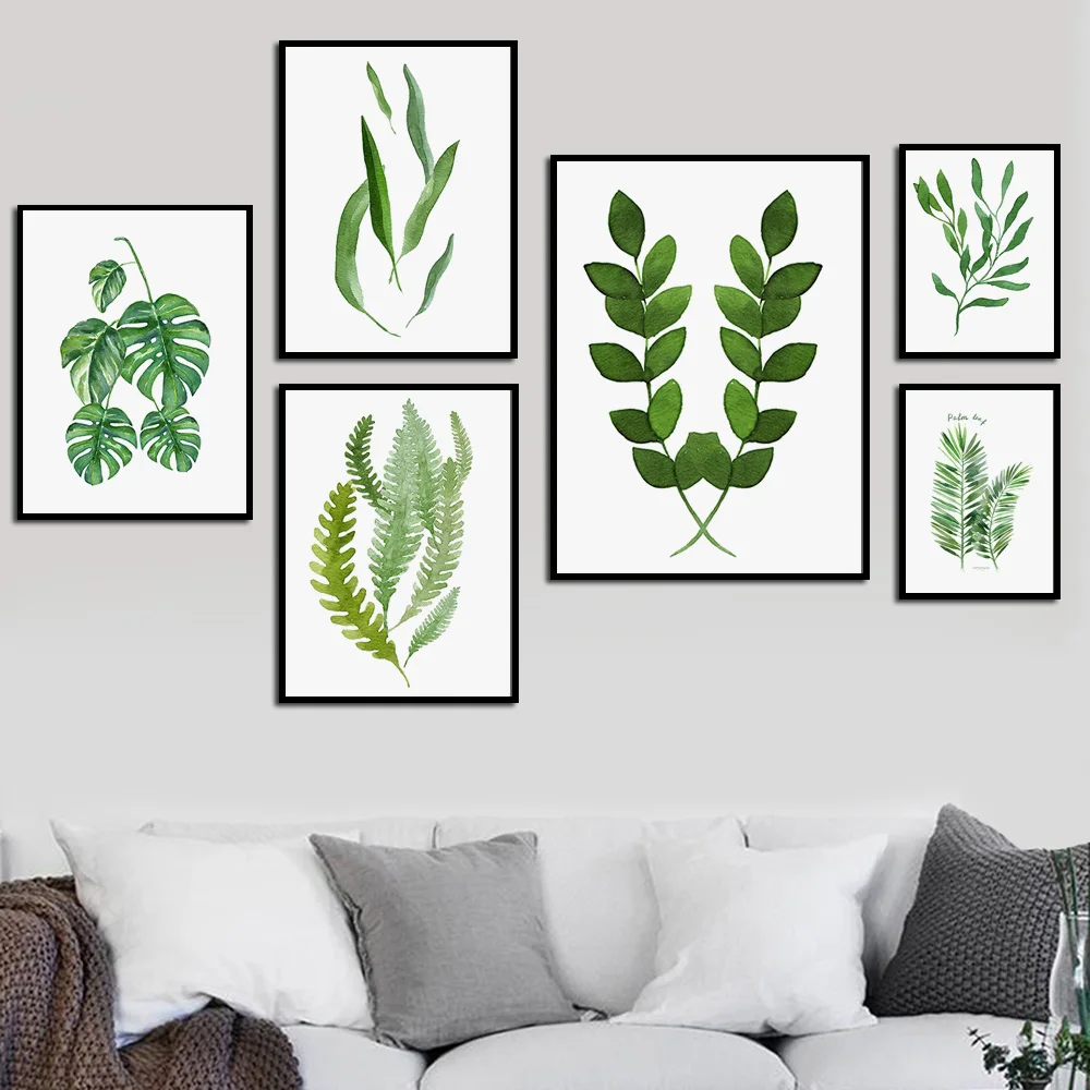 Watercolor Monstera Palm Leaf Green Plant Nordic Posters And Prints Wall Art Canvas Painting Wall Pictures For Living Room Decor
Watercolor Monstera Palm Leaf Green Plant Nordic Posters And Prints Wall Art Canvas Painting Wall Pictures For Living Room Decor