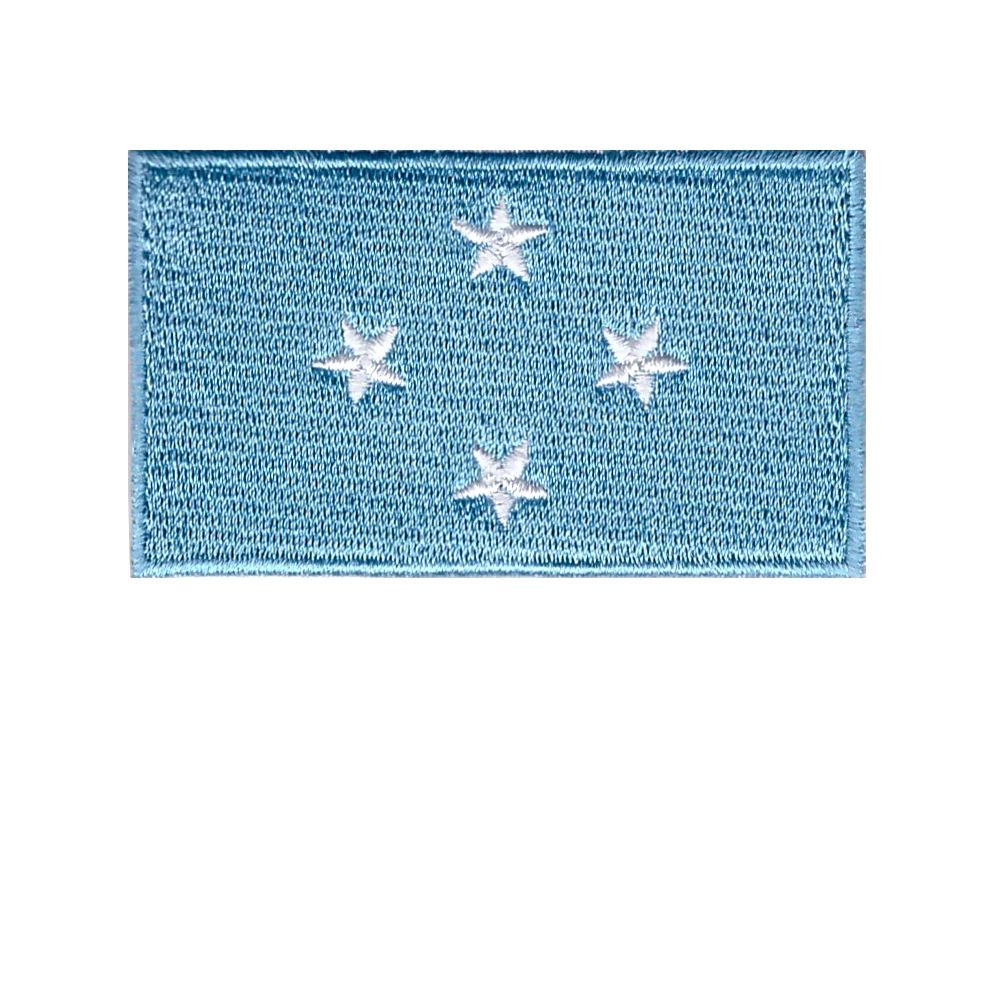 Flag Of Micronesia Embroidered Flag Patch, DIY clothing cloth paste. Seams can be scalded and stickable, personal custom
Flag Of Micronesia Embroidered Flag Patch, DIY clothing cloth paste. Seams can be scalded and stickable, personal custom