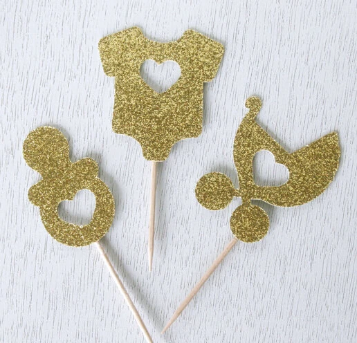 glitter Pacifier Onesie Stroller cupcake toppers Bachelorette bridal baby shower toothpicks wedding birthday party decorations
glitter Pacifier Onesie Stroller cupcake toppers Bachelorette bridal baby shower toothpicks wedding birthday party decorations