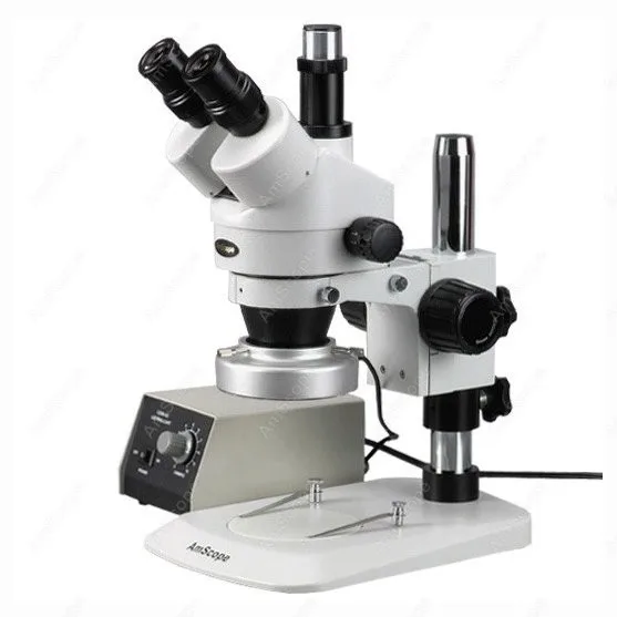 Trinocular Stereo Microscope--AmScope Supplies 3.5X-90X Trinocular Stereo Microscope with Aluminum 80-LED Ring Light
Trinocular Stereo Microscope--AmScope Supplies 3.5X-90X Trinocular Stereo Microscope with Aluminum 80-LED Ring Light